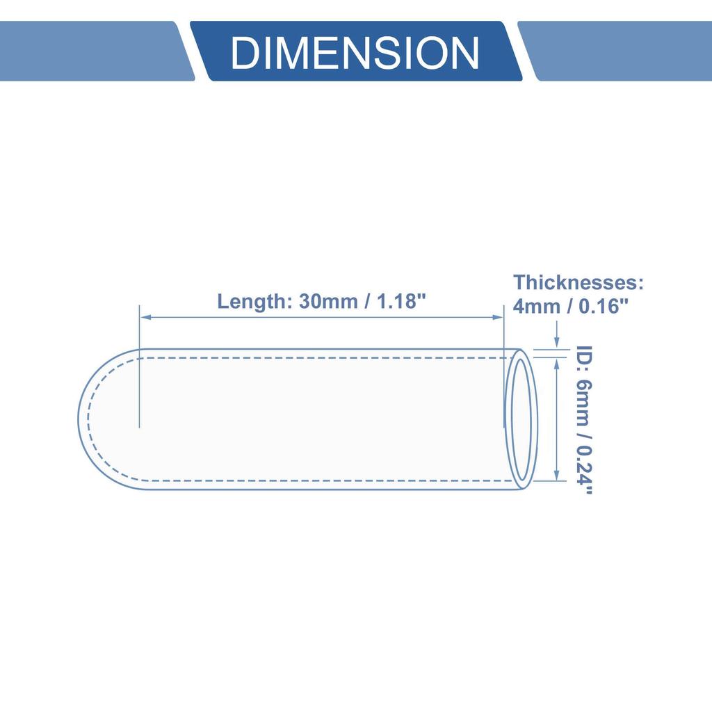 ACROPIX 1 Set Length 1.2 inches (30 mm), Inner Diameter 0.2 inches (6 mm),