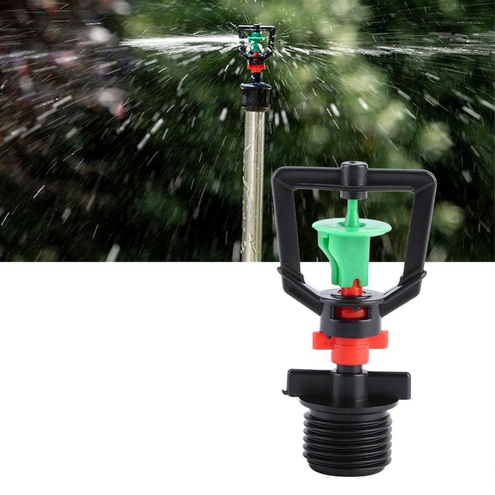 20Pcs Plastic Misting Nozzle G1/2 Male Thread Irrigation Sprinkler Nozzle  Plants Watering