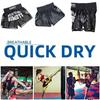 Schwarzes Bienengift Welle Muay Thai Kickboxen Boxen MMA UFC Freizeitshorts Gym Sport Unisex Männer Frauen Workout Schnelltrocknend Druck Elastischer Hoher Bund Training