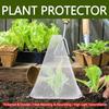 Conical Plant Seedling Protective Plastic Plant Cone Cover Reusable Nursery Seedling Planting Tent Anti-Bird Pest Snail Prevents