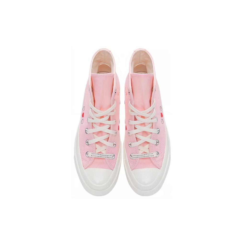 Converse Chuck 70 High Y2K Hjärta Dam Sneakers Rosamunkglasyr Egret A09113C