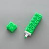Plastic Building Up Block Highlighter Pen Colorful Markers Pen Art Stationery Highlighters Drawing Tools Office School Supplies