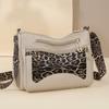 New women's shoulder women's bag casual large capacity leopard print messenger small square bag
