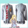 Exquisite Your Lie In April Miyazono Kaori Cosplay Costume Outfit For Anime Lovers