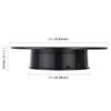Plateau Tournant Électrique 25cm à 360 Degrés Présentoir Accessoire pour Tournage Vidéo Photographie, Charge 3kg, Alimenté par Batterie