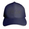 Black Peak Baseball Cap Sun Protection UPF  Breathable Mesh Back Adjustable Buckle Closure