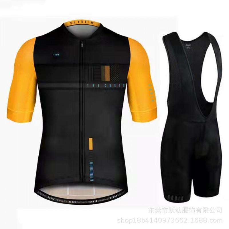 Men Women Cycling Jersey Set Long Sleeve Breathable Mountain Bike Outfit Sportswear