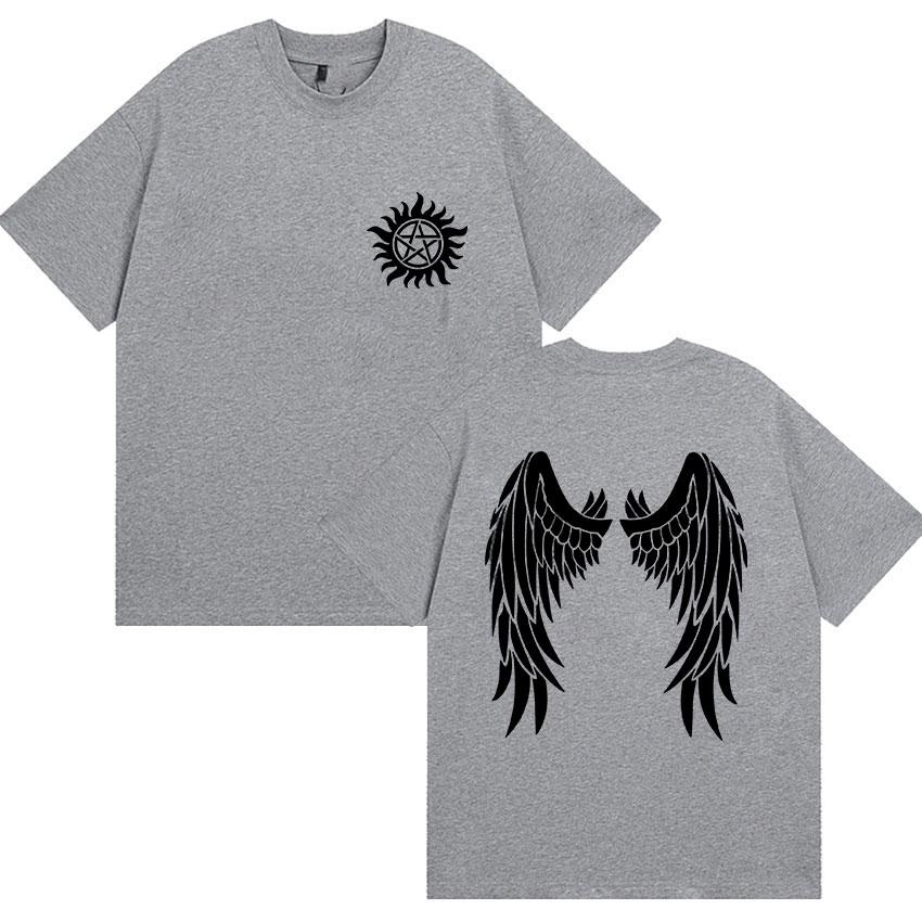 Tv Series Supernatural New 2025 Print T Shirt Men Women Vintage Fashion Short Sleeve T-shirt Casual Clothing Cotton Tshirts Tops