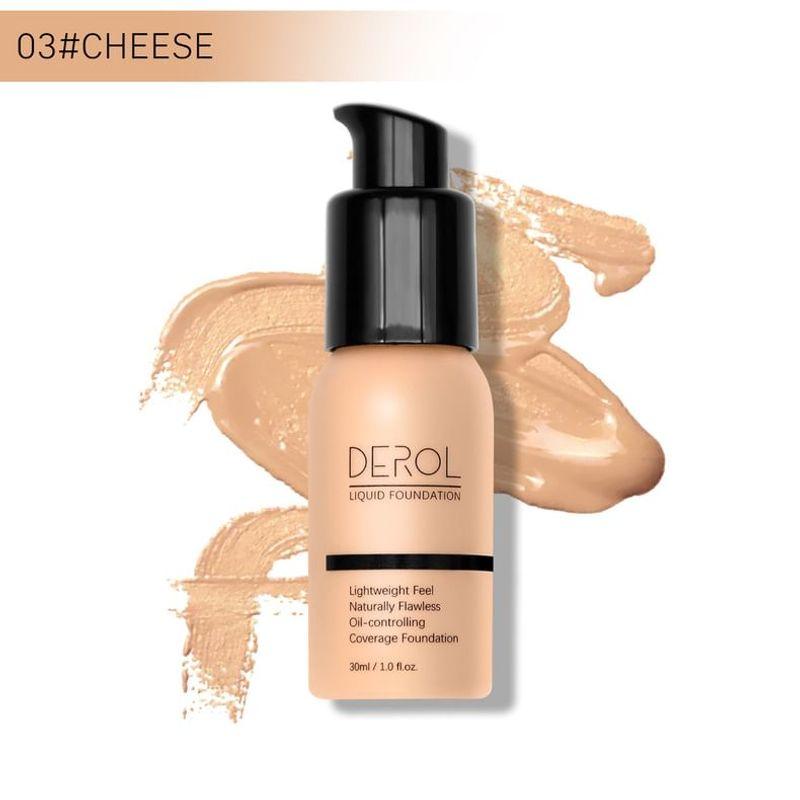 DEROL - Lightweight Oil-Controlling Coverage Foundation - 1-3