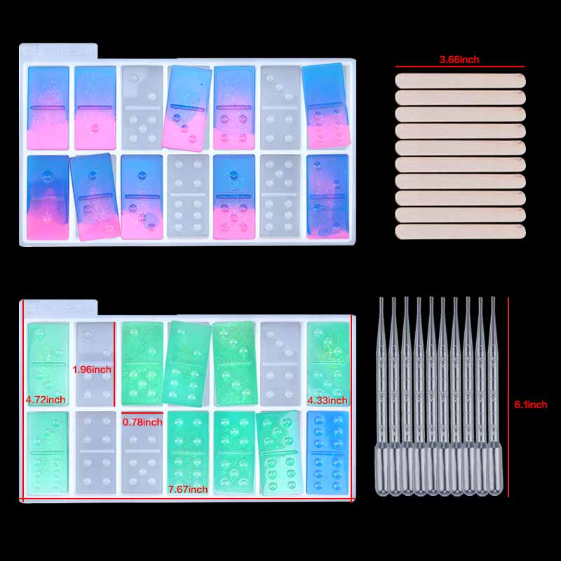 Transparent Epoxy Resin Molds Set Silicone Molds For Epoxy Resin Kit Silicone Moule For Jewelry Making DIY Craft Art Supplies