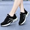 Fashion Black Sports Shoes Mesh Breathable Adult Sneakers Women Shoes Thick Sole Tennis Running Shoes 2025 Spring Summer Sneakers Ladies