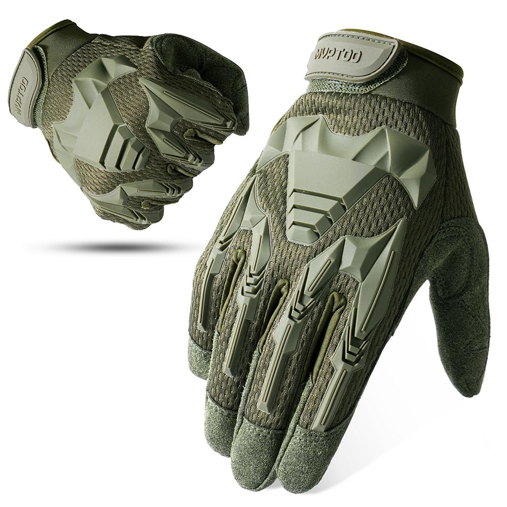 Outdoor Tactical Gloves Camo Cycling Glove Sport Hiking Climbing Paintball Shooting Hunting Riding Ski Full Finger Mittens Men