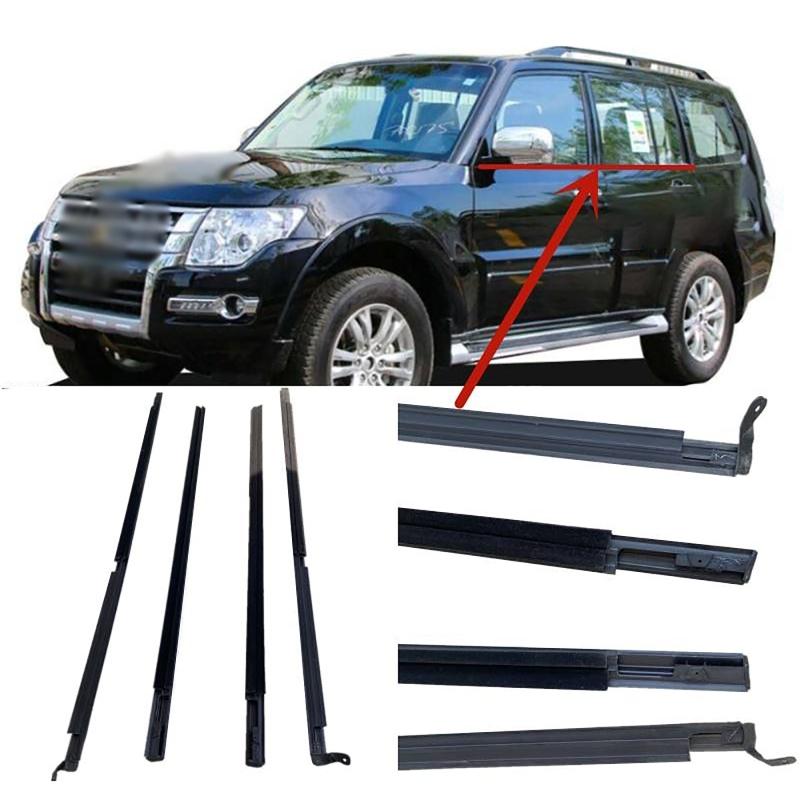 For Mitsubishi Pajero Montero V73 V93 V97 2000-2016 Car Waterproof Pressure Sealing Strip Window Glass Weatherstrip