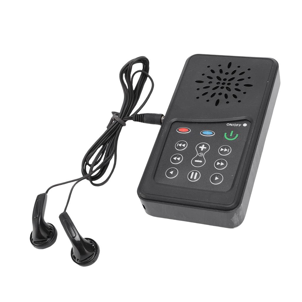 8G Solar Powered Scripture Player Handheld 500mAh Battery Operated Rechargeable Scripture Reader for Indoor Outdoor