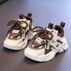 Boys' Shoes Spring 2025 New Children's Mesh Sports Shoes Medium and Large Children's Boys Popular Dad Shoes Soft Sole Tide