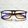 Handcrafted Leopard Rectangle Comfortable Integrated Nose Pads Full-rim Optical Glasses Frame Eyeglasses Eyeframe Eyewear