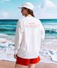 Leijibi [Set] Dry-Cooling Oversized Long Sleeve Rash Guard + Swimsuit Shorts Set W (6 Colors) (A Type)
