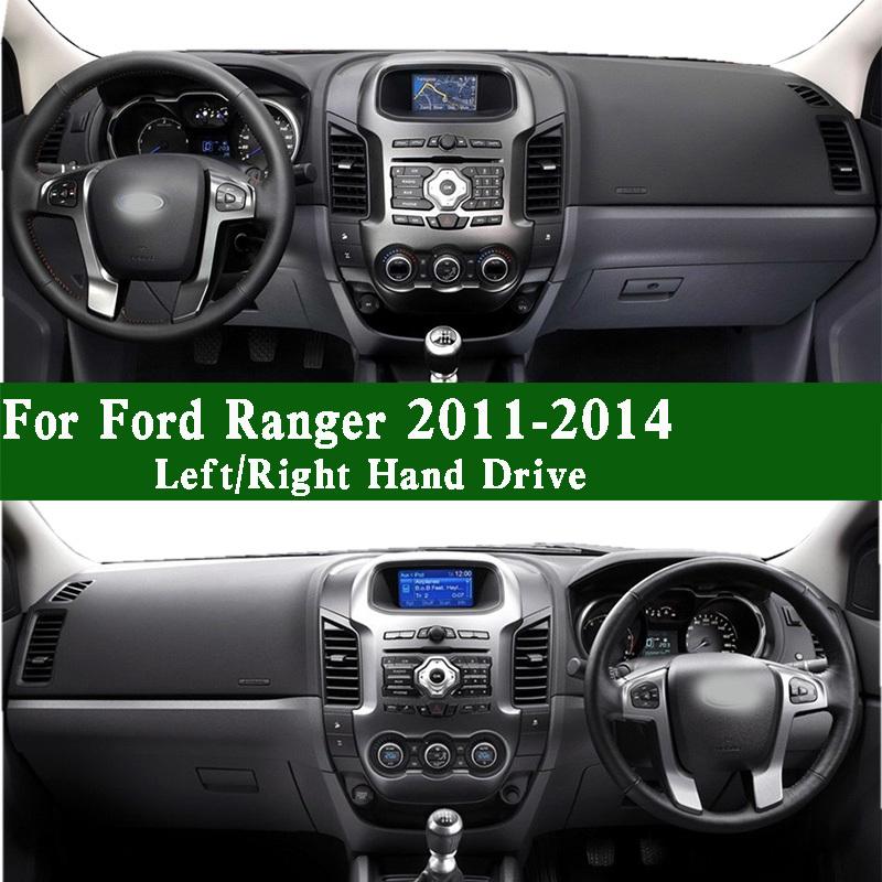 Fits Ford Ranger XLT TKE 2011-2014 Dashmat Dashboard Cover trument Protective Pad Dash Mat Anti-Dirt Proof Ornaments