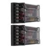 2Pcs 2 Way Car Audio Crossover Overcurrent Protection Universal Heat Dissipation Speaker Frequency Divider