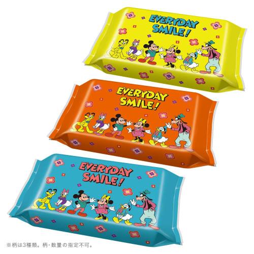 LEC Disney 99% Pure Water Baby Wipes, 80 Sheets X 20 Packs (Mickey & Friends) / 1600 Sheets / Soft Sheets / Additive-Free / Made In Japan