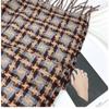 Scarf Women's Autumn and Winter New Imitation Cashmere Warm Scarf Big Windmill Plaid Shawl Windproof & Warm, Multi-Color Options for Casual Outings