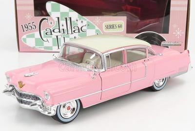GREENLIGHT Scale Elvis Presley Cadillac Fleetwood Series 60 1955 1/24 (Pink)