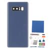 Phone Back Rear Panel Glass with Pre Installed Camera Lens Phone Rear Cover Door for Samsung Galaxy Note 8 SM N950 Blue