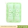Silicone Four-Grid Bear Ice Cube Tray for Homemade Ice Cream and Frozen Treats