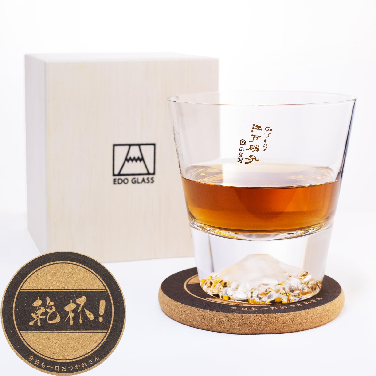 [Authentic Japanese Product] Rock Glass, Whiskey Glass, Mt. Fuji Glass, Tajima Glass, Beer Glass, Made in Japan, Birthday Present, Wedding Gift, Retir
