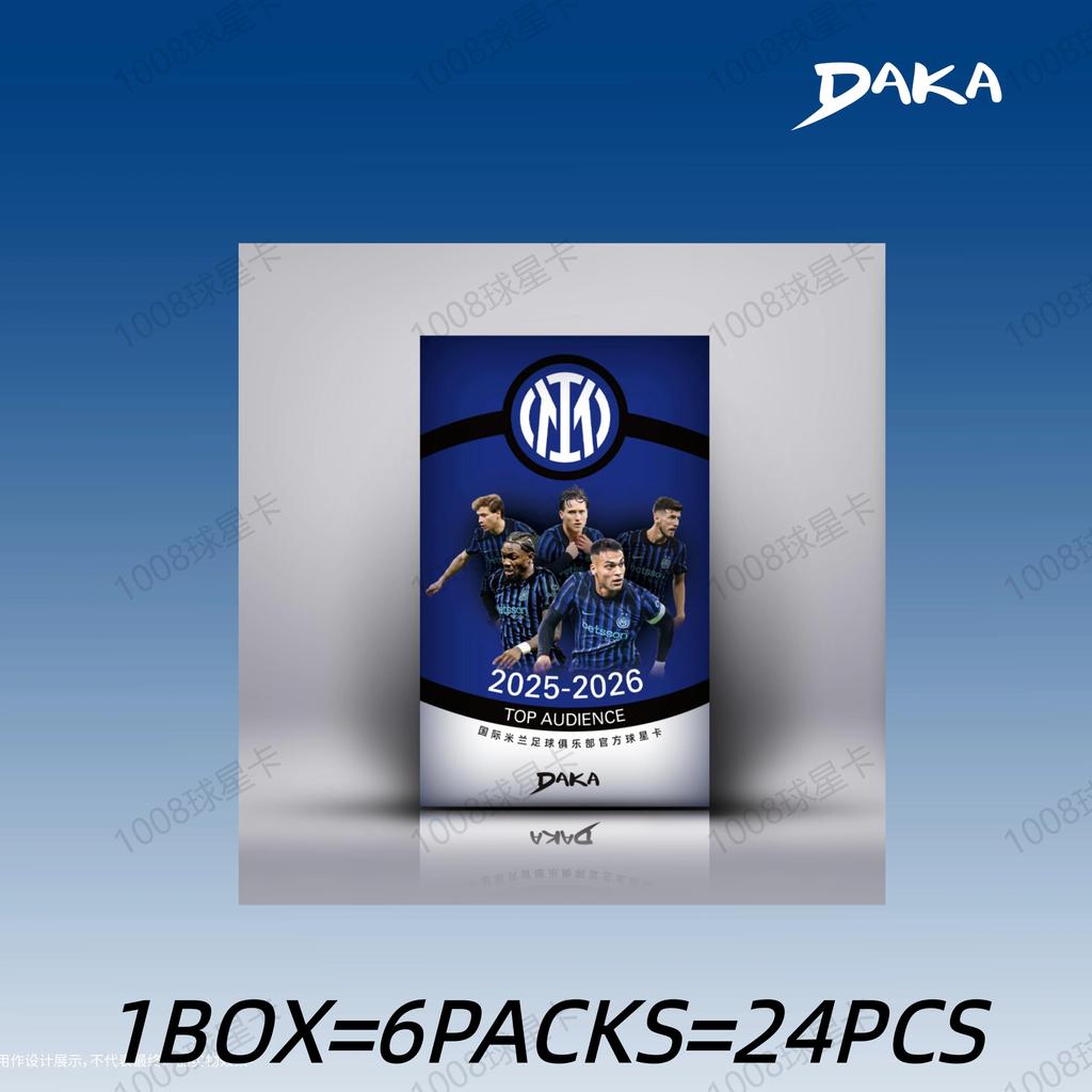 20252026 Daka Messi Mbappe Yamal Coleção de Cartas de Futebol Real Madrid Barcelona Manchester Juventus Ale Milano Carta de Jogador Estrela