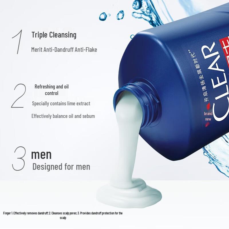 Clear Men Anti-Dandruff Shampoo Active Carbon Fresh 450g