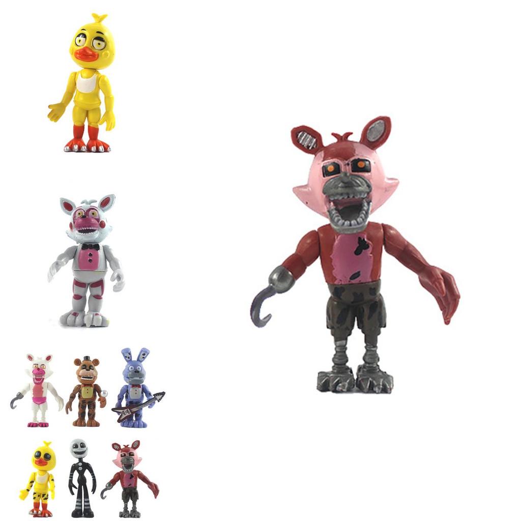 Captivating 6-piece Fnaf Five Nights At Freddy's Action Figures For Enthusiastic Fans