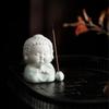 Zen Tathagata Ceramic Aromatherapy Burner Ornament Household Indoor Tea Pet Tea Table Buddha Statue Incense Burner