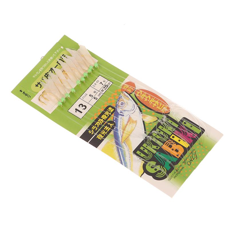 

10 шт./уп. Белый крючок на поводке из биомиметической нити с имитацией рыбьей кожи Apollo Uki Uki Sabiki Белый крючок для ловли рыбы с рыбьей кожей Рыболовный крючок Рыболовный инструмент