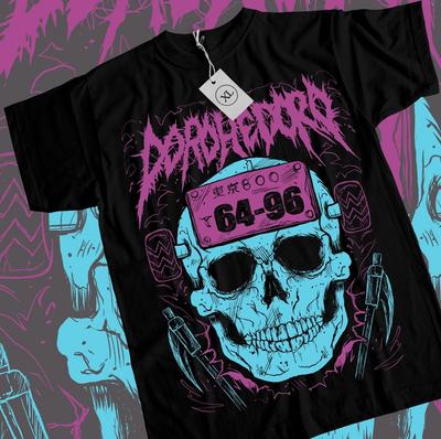 Dorohedoro Ebisu Tshirt Noi Kaiman Nikaido Horror Anime Black Shirt All Size Unisex T-Shirt