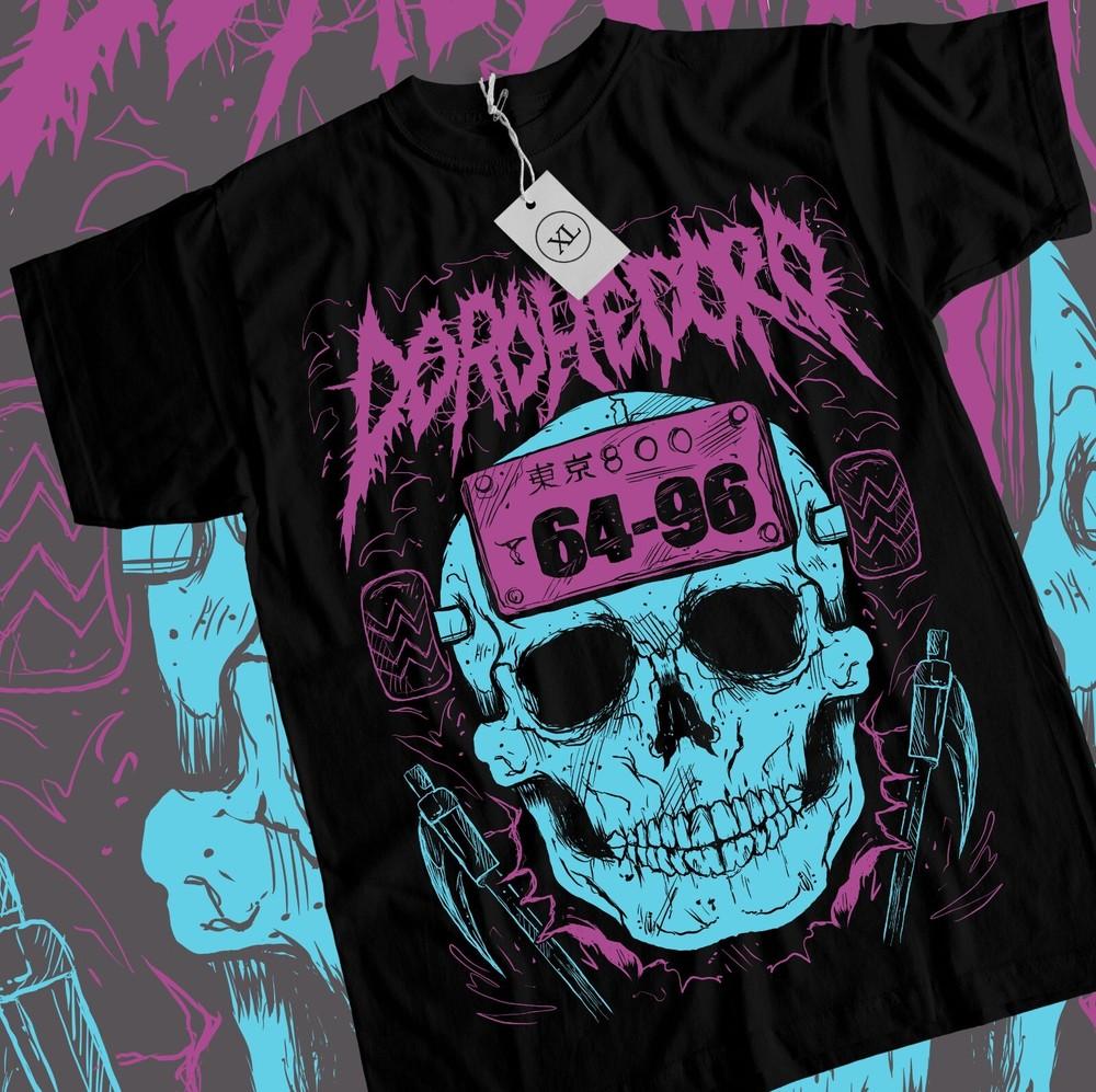 Dorohedoro Ebisu T-shirt Noi Kaiman Nikaido Horror Anime Black Shirt All Size Unisex T-Shirt S