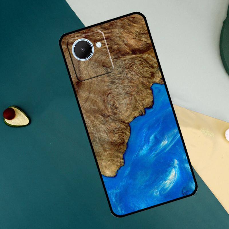 

Wood Resin Pattern For Realme C67 C53 C55 C75 C71 C61 C33 C63 C51 C65 11 12 13 14 15 Pro Plus GT6 GT7 Pro Case Realme C71 4G