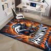 Denver Broncos Chair Mat NFL Team Logo Desk Protector for Home Office, Sofa Carpet, Living Room Decor Gift