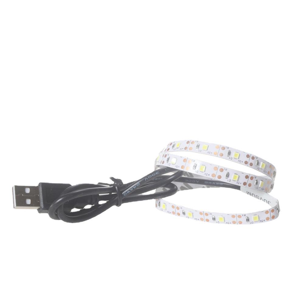 Dimmable USB 5V LED Light Strip with Adhesive Backing for Painting Toys
