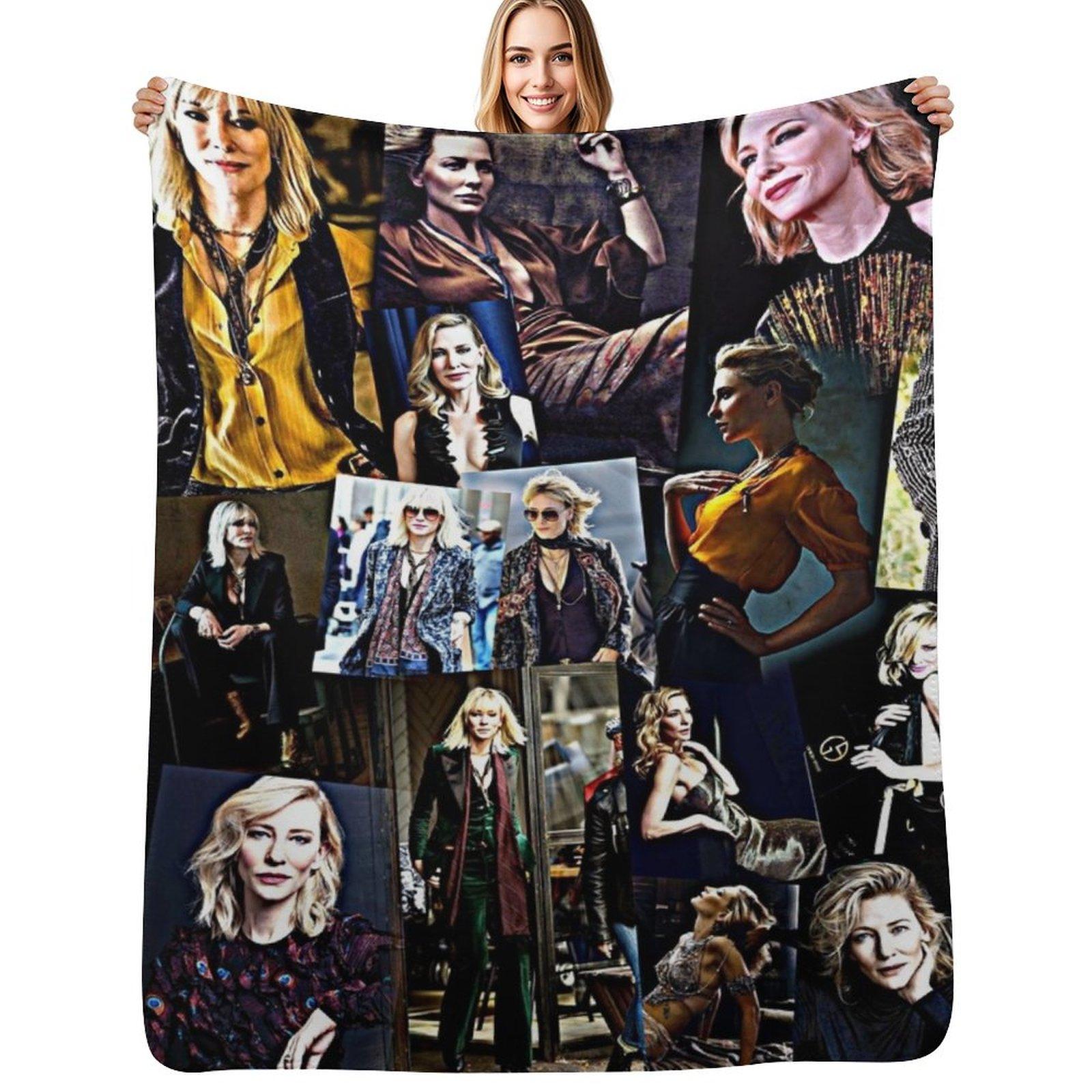 lou miller Throw Blanket Men s Soft Warm Throw Blanket for Couch Size: 75*100cm, Weight: 230 GSM