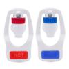 1/2Pcs Replacement Parts Water Dispenser Faucet Red Hot Blue Cold Push Type Drinking Fountain Valve Plastic Water Tank