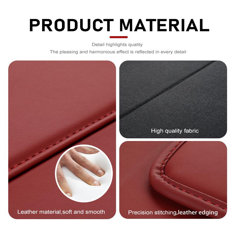 Leather Car Anti Kick Pad Seat Back Protector Mat Accessories For Mercedes Benz AMG W202 W212 W213 W220 W221 W222 C180 C200 C260