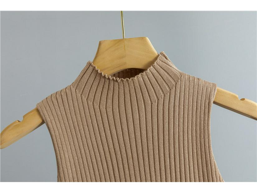 Europäische & Amerikanische Mode Gestricktes Dreiteiliges Set: Herbst/Winter Freizeitweste, Strickjacke und Hose mit weitem Bein