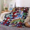 Custom Name Cars Movie Quotes Collage blanket for Couch & Bed, Plush Cozy Fuzzy Blanket Super Soft & Warm Blankets for Fall and Winter. 0908219