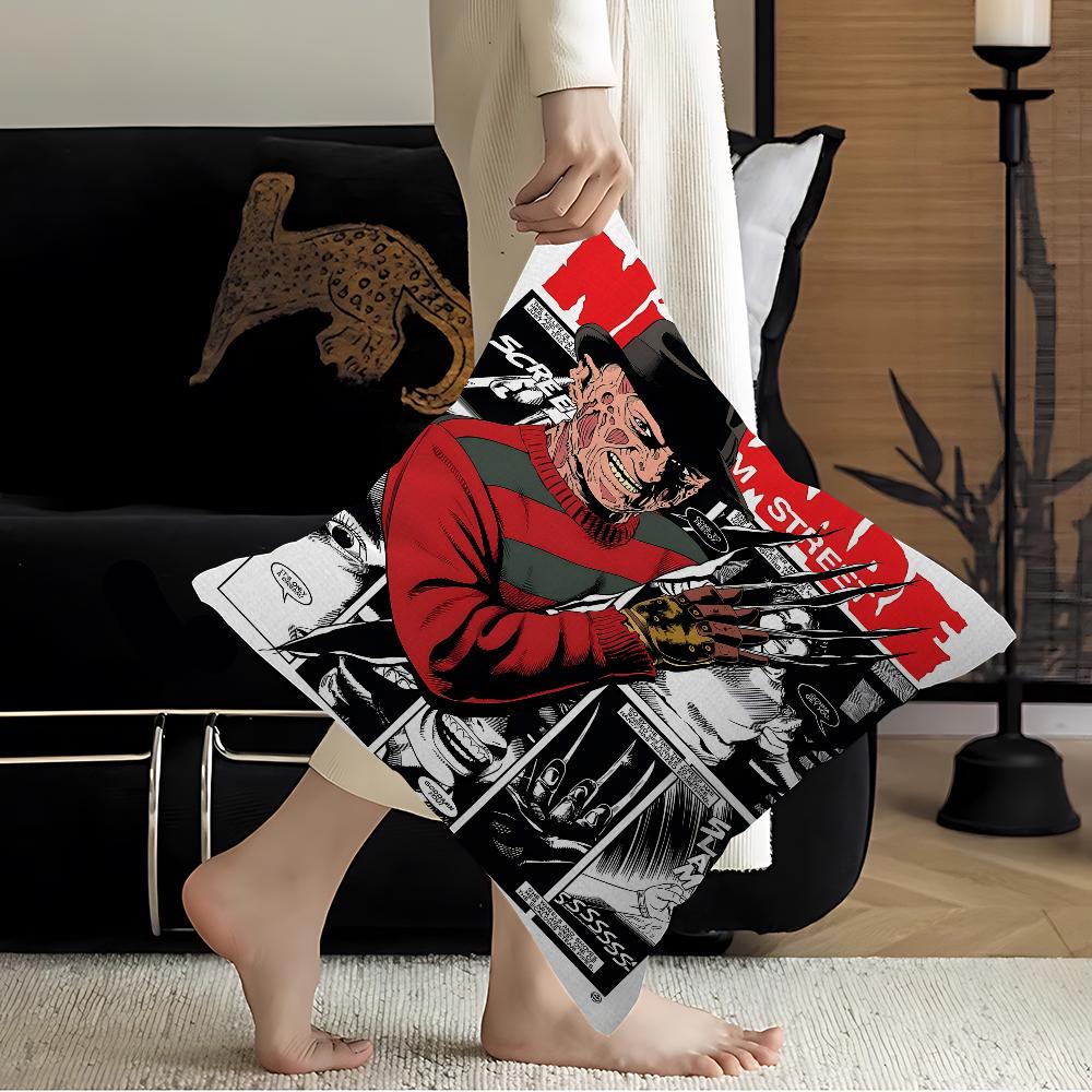 F-Freddy K-Krueger Movie Pillowcase toon Gift Cushion Cover Bedroom Home Sofa Chair Seat Decor pillow case