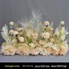 Blue Artificial Flower Row for Wedding Aisles and T-stage Decorations