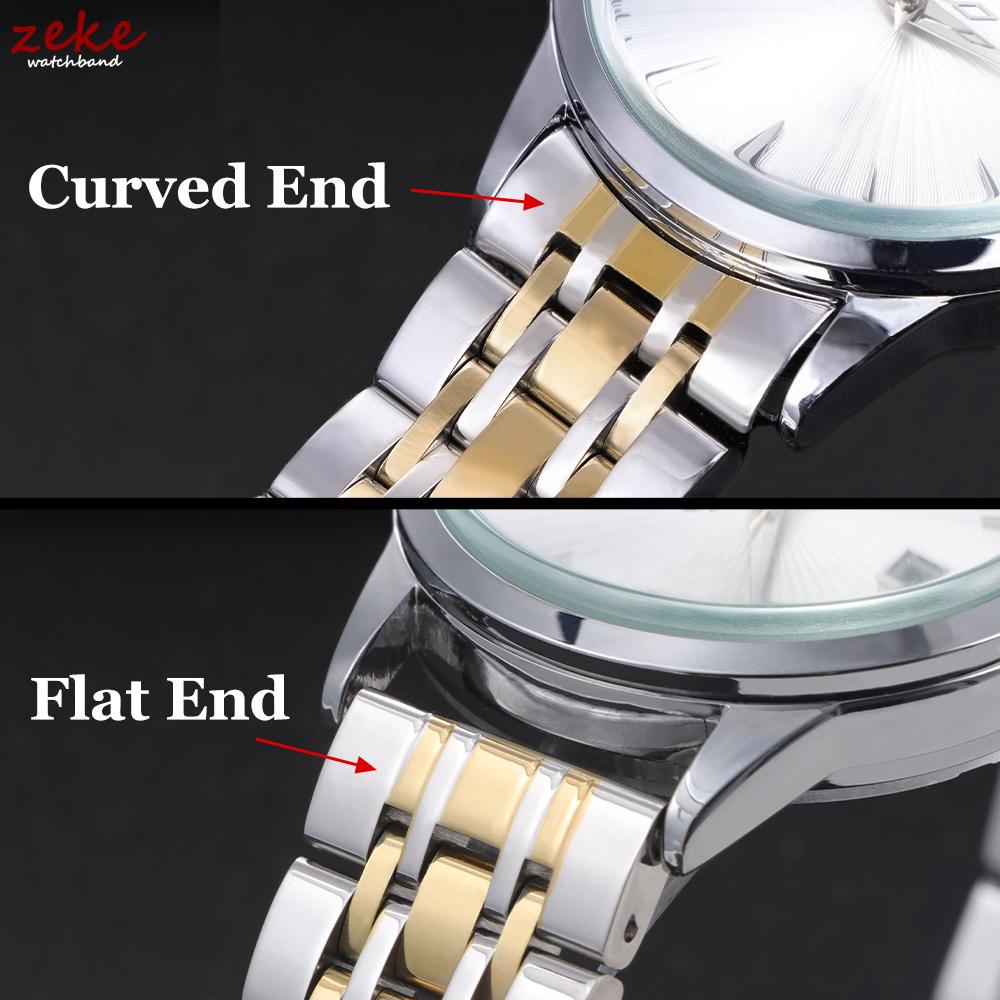 12/14/16/18/19/20/21/22mm Solid Stainless Steel Watch Band for Tissot for Citizen for Armani Butterfly Buckle Metal Wrist Strap
