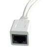 Kit de inyector y divisor PoE pasivo de 1 par Inyector y divisor PoE de 12 V para red inalámbrica