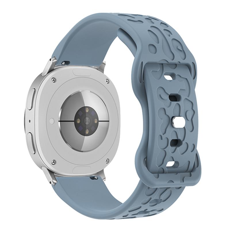 Silicone Strap For Samsung Galaxy Watch8 Classic 46mm/Watch8 44mm/40mm Leopard Texture Watch Band
