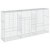 Gabion with Lid 300 X 50 X 150 Cm Galvanized Iron